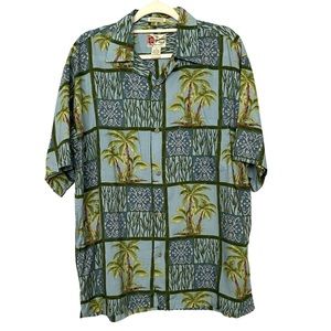 Hilo Hattie The Hawaiian original button down casual shirt luau barbecue EUC